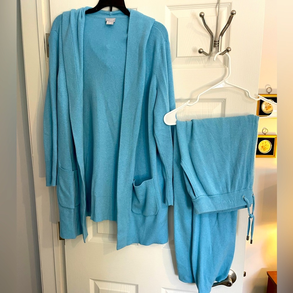 Cashmere Blend Sweater and Pant Set